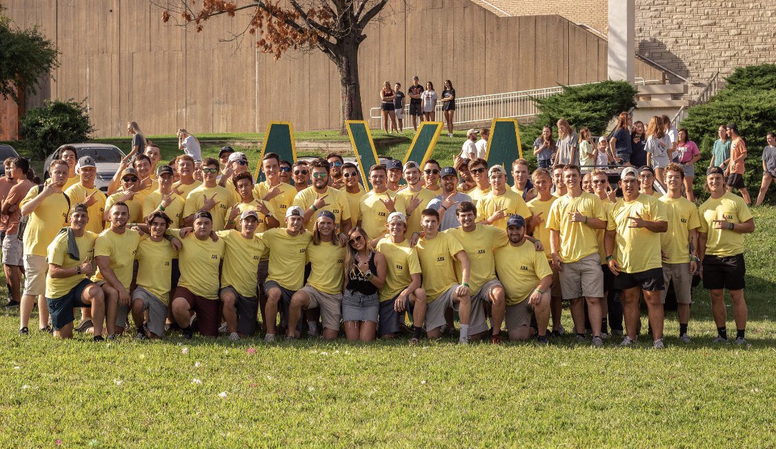 We welcomed our newest associate member class to our brotherhood yesterday, and we still have these awesome rush shirts available! Contact any brother and one can be yours for $19!