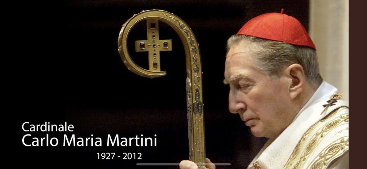 Remembering on his anniversary #CarloMariaMartini He was convinced that in each one of us dwell both a believer and an unbeliever, he set up the 'Cattedra Dei Non Credenti.'(Lecture Series For Non- Believers). A man of dialogue. Much missed @MUDIMilano @FondMartini