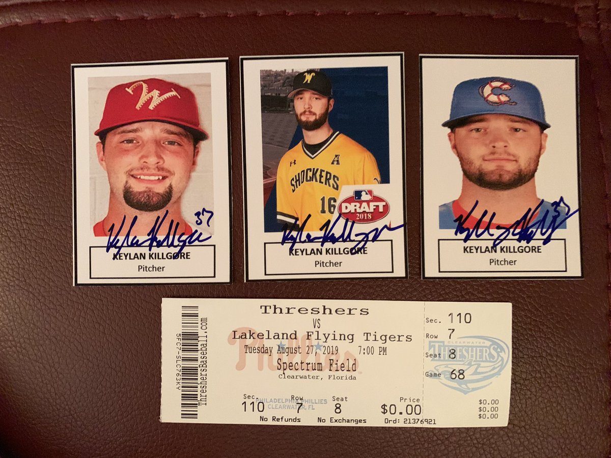 memorabiliaddy's tweet photo. #KeylanKillgore #baseball @FloridaStateLg @MiLB @Threshers @MLB @Phillies #IPS #Autograph #Autographs #Autographed #AutographCollector #AutographCollection #Memorabilia #ClassAct #GreatGuy #ThankYou #IPSuccess #IPAutograph https://t.co/dZl2QYJTNi