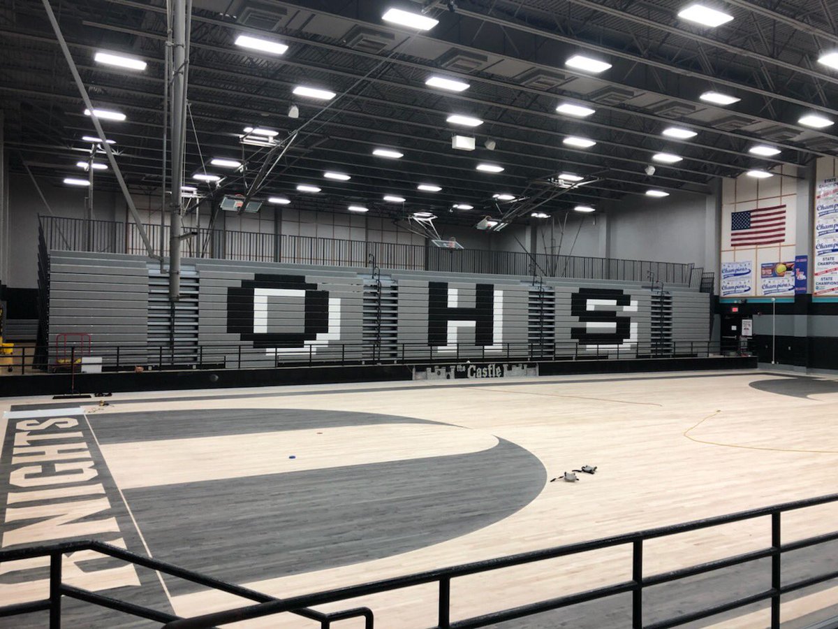 A sneak peak of what is going on in the Castle.  Our gymnasium is getting a much needed makeover.  Finished project pictures coming soon. #oñatestrong #everyminutecounts