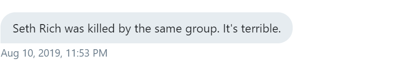 Yet before any contact could materialise, Jeffrey Epstein killed himself in prison. Wait how's that relevant I hear you ask? Well for some reason this caused Angus to break his vow of silence and message me with the following. I agree with him, it's terrible really.