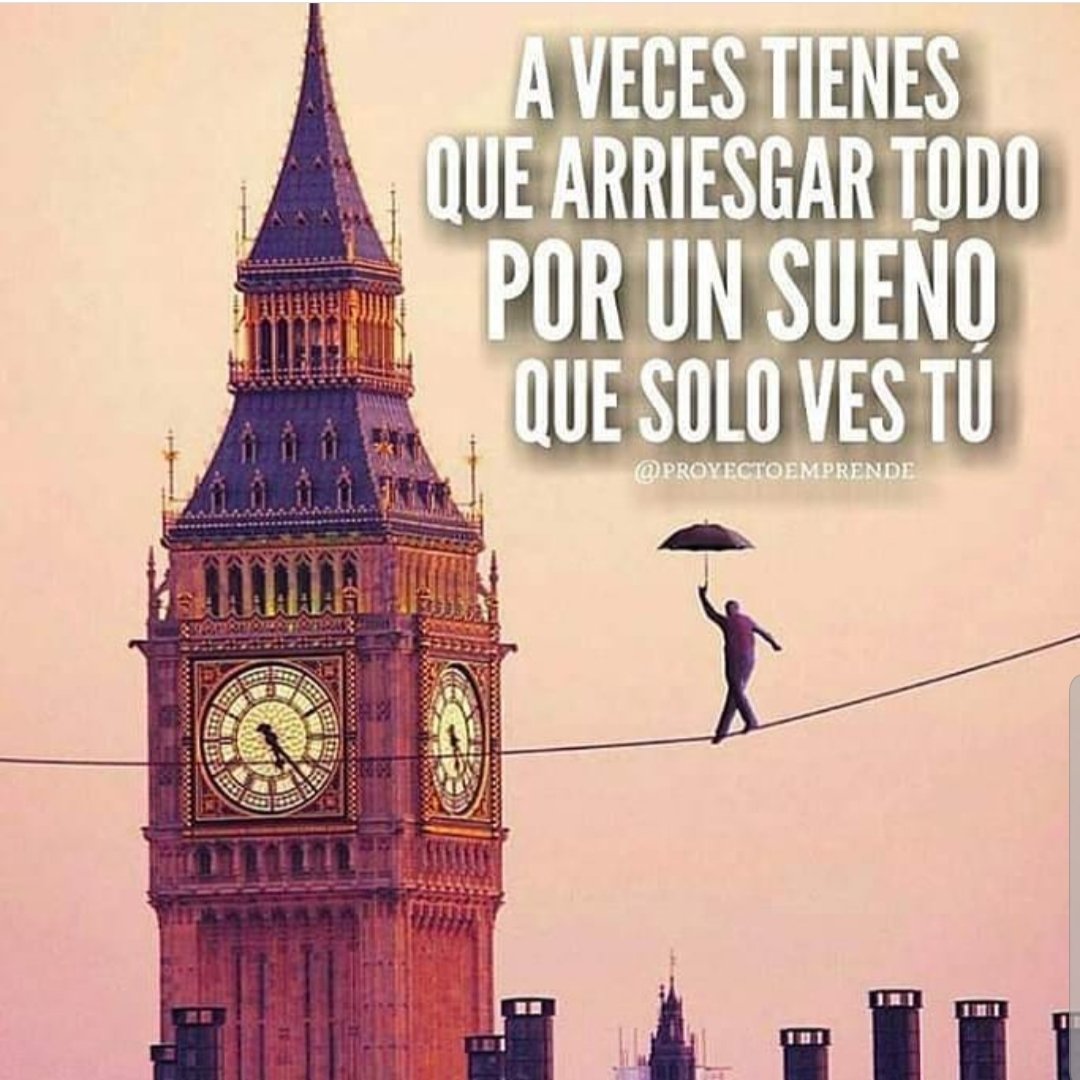 fervalladaresv's tweet image. Sin riesgos, no hay éxito. Sos loco hasta que lo #logras. Luchar por los sueños y orar para que se haga la voluntad de Dios.