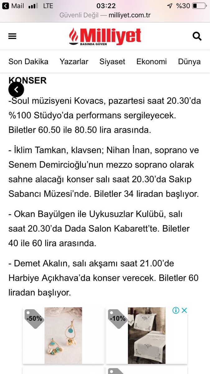 Bizim konserden sıkılırsanız Demet Akalın’a kendi ellerimle göndereceğim 
söz