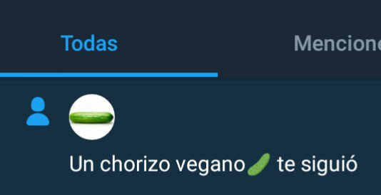 RT y te sigue  un chorizo vegano.