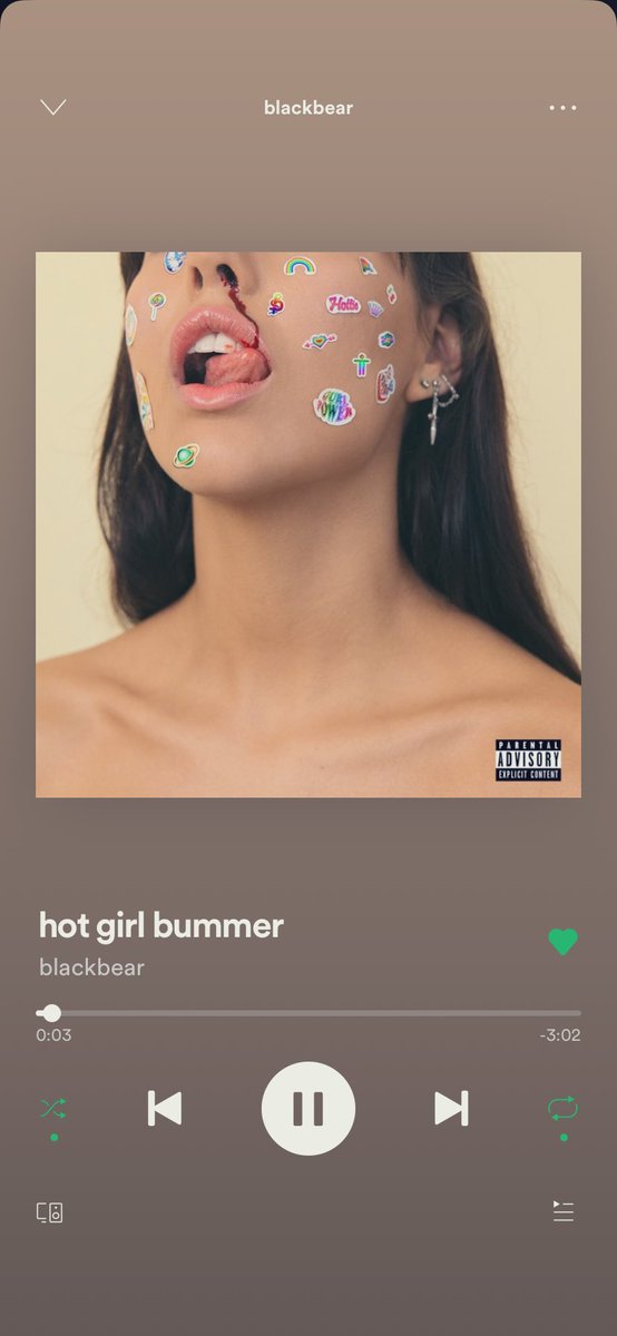 lydddakidd's tweet photo. Hot Girl Bummer? You mean song of the summer? #ShitRhymeScheme#NowPlaying @iamblackbear https://t.co/t1qSvrkkaC