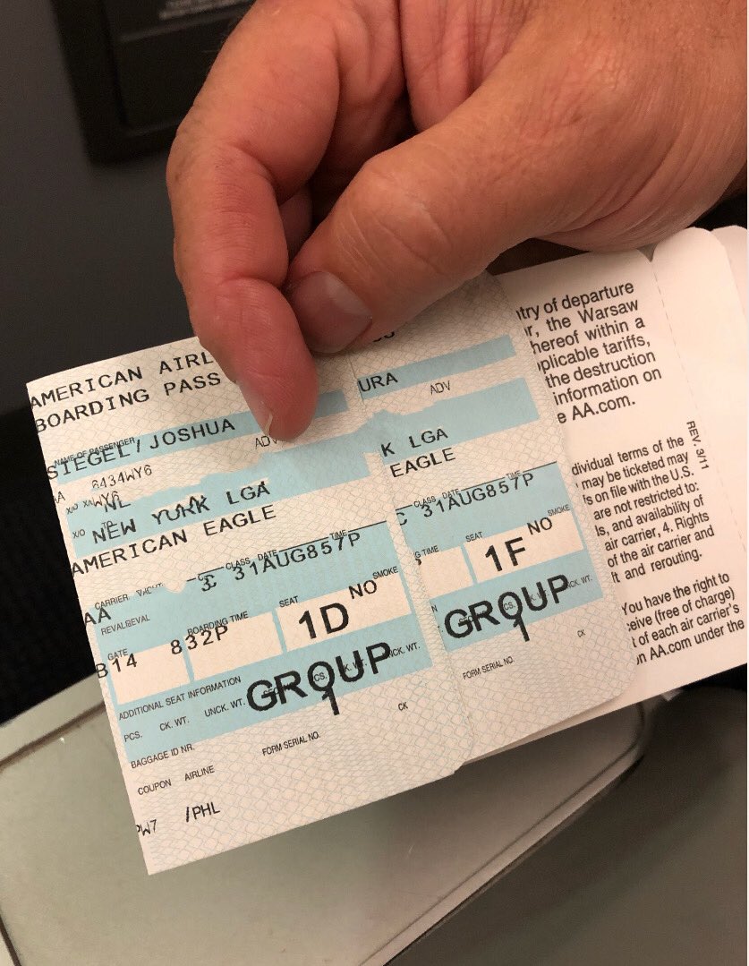 Great way to end a vacation! #upgrade ⁦<a href="/AmericanAir/">americanair</a>⁩ Thanks!