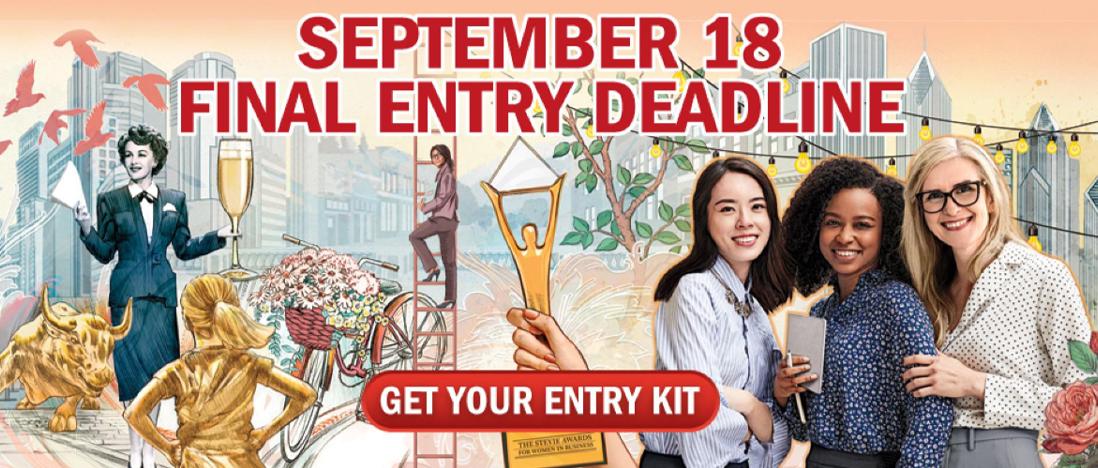 I'm so honored to be asked to judge the 2019 Stevie Awards for Women in Business in the categories of New Product or Service and Solution Provider Awards. Are you an exceptional woman in #business? Be sure to submit your entry by Sept. 18. #women #leadership <a href="/TheStevieAwards/">The Stevie® Awards</a>