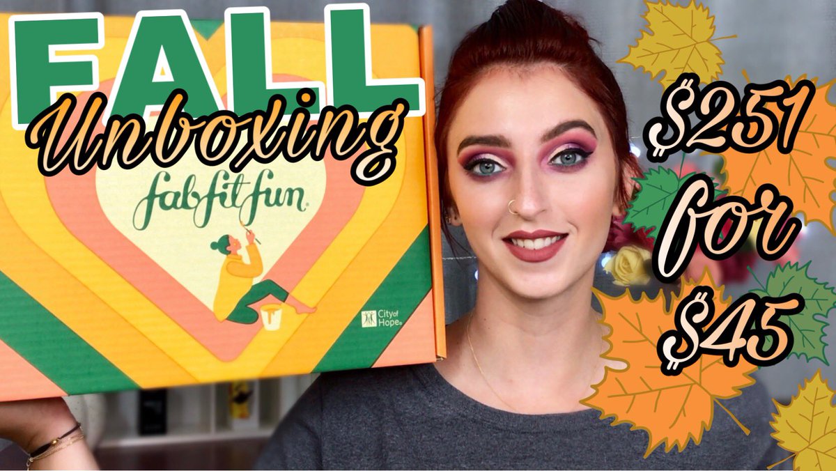 KaylaRemarks's tweet image. Just uploaded my 100th Video!! 

My @fabfitfun Fall unboxing 🍁 Click to see my choices, first impressions and add ons! ⁣

🍁 youtu.be/ELFze9gssTU
⁣
#KaylaRemarks #fabfitfun #fabfitfunfallbox #fabfitfunbox #beautyblogger