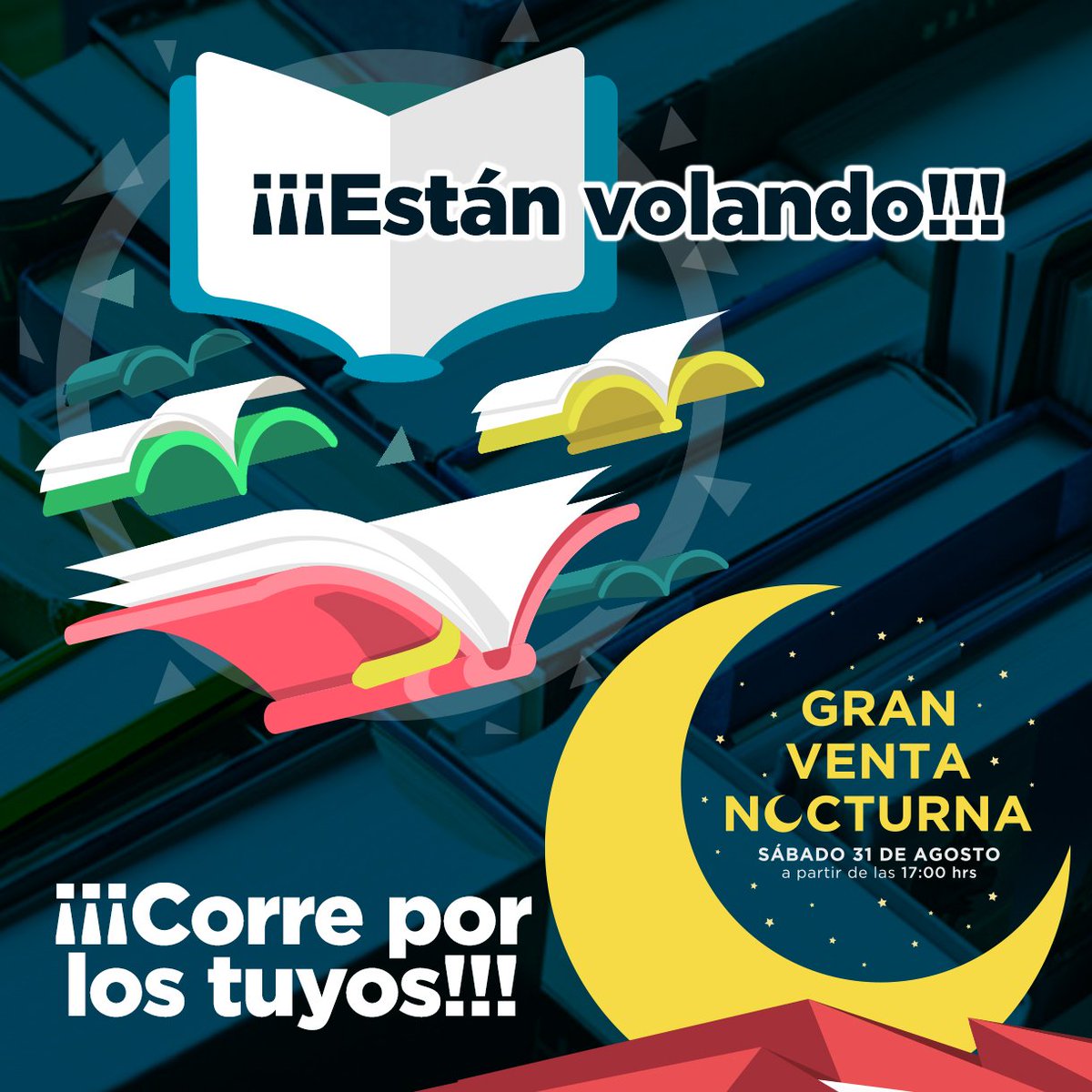 UAEH_OFICIAL's tweet photo. ¡Todo un éxito la Gran Venta Nocturna! ¡Corran! ¡Todavía alcanzan excelentes precios, geniales para armar o incrementar su biblioteca! En la #FUL32 #LaFeriaDeTodos https://t.co/zYSmt2c5Js