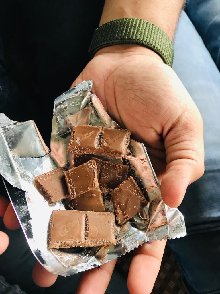 sudd_8892's tweet photo. @CadburyWorld bought a dairy milk, look what I found. not even expired. @DairyMilkIn seeking for your reply. https://t.co/uyDYUfymmS
