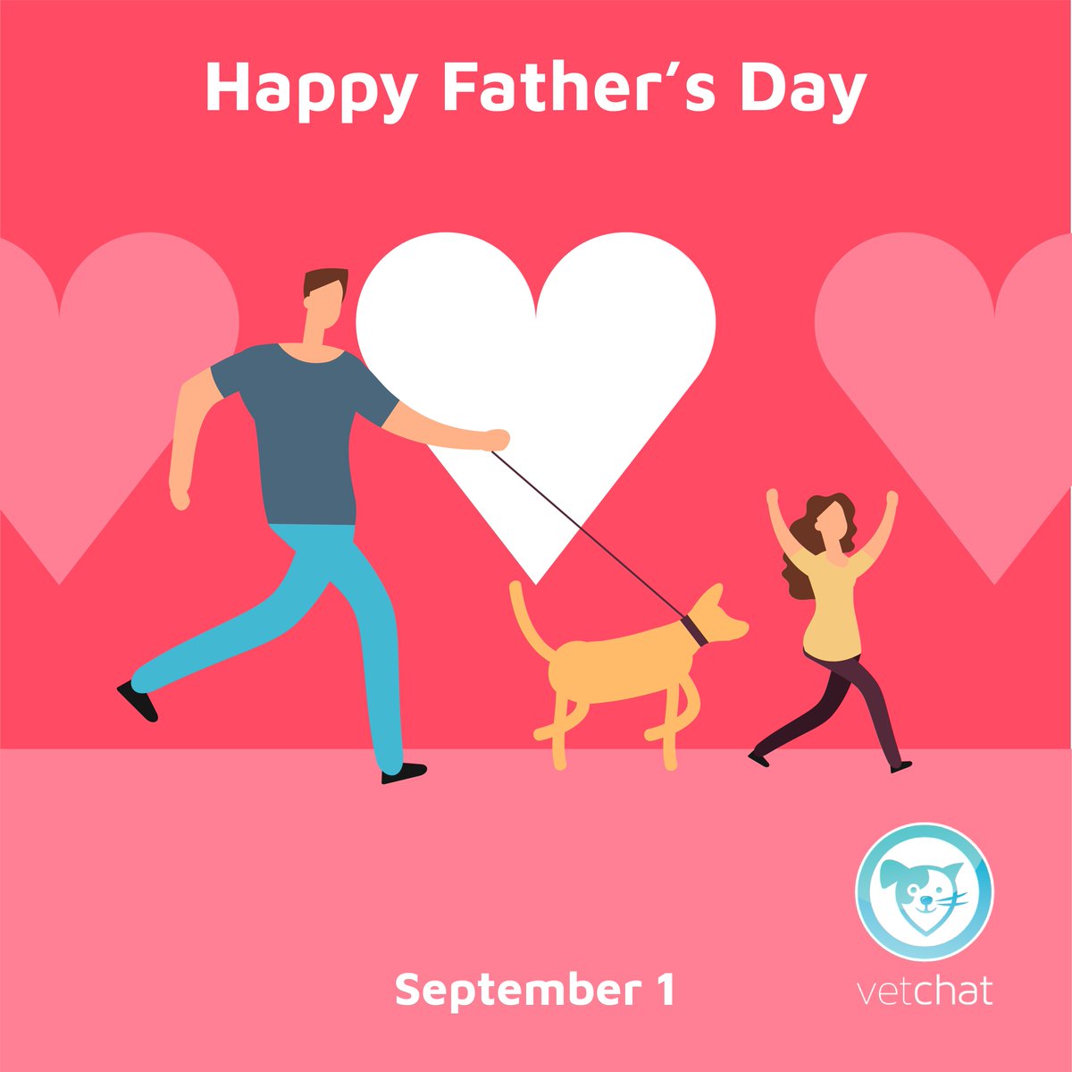 Vetchat wishes dads of all kinds, a Happy Father’s Day!