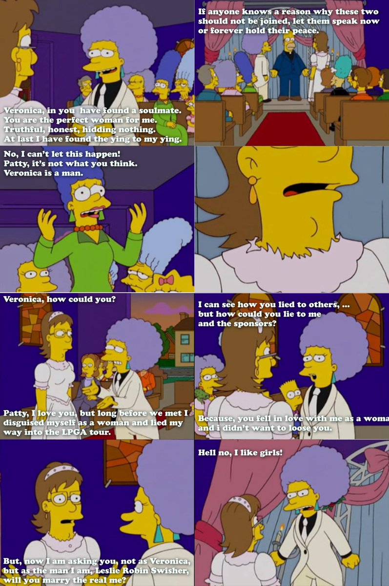 Found On Reddit The Simpsons Being Terfy The Simpsons Season 16 Episode 10 There S Something About Marrying After It Aired In 05 Glaad And Afterellen Praised The Episode I