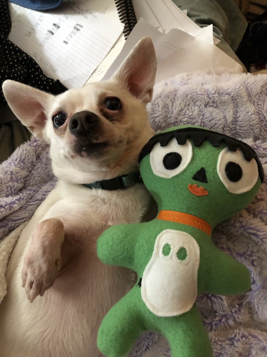 Chillin’ with Mr. Ghosty on a Sunday night.