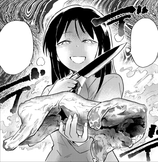 ニコニコの桐谷さんの作品タグに過激な暴力描写って含まれてんですよ。おかしいよなこれ、こちとらアットホームグルメ漫画だよ。 