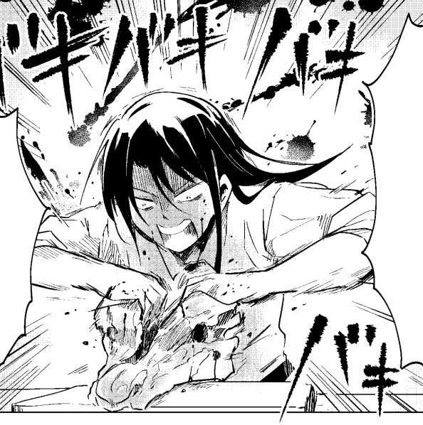 ニコニコの桐谷さんの作品タグに過激な暴力描写って含まれてんですよ。おかしいよなこれ、こちとらアットホームグルメ漫画だよ。 