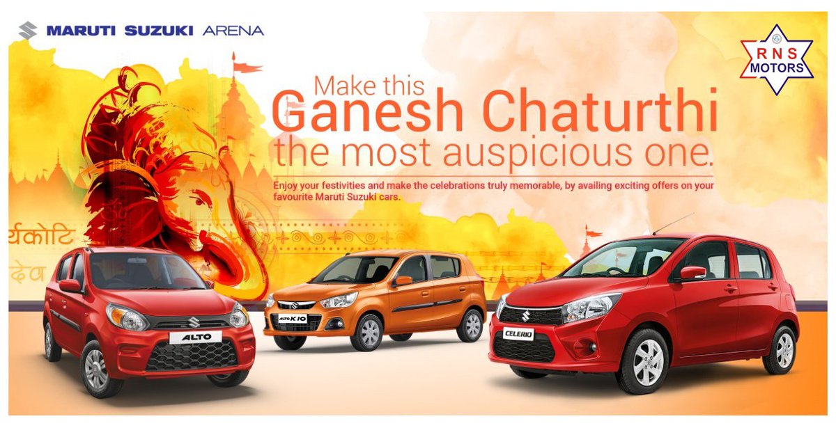 MotorsRns's tweet photo. RNS Motors Ltd Wishing you a Happy Ganesh Chaturthi.

#happy #vinayak #chaturthi https://t.co/zJoNBYl7vt