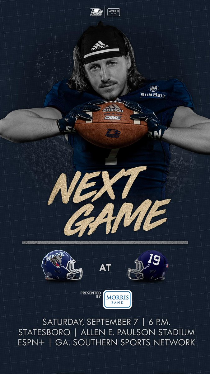 We'll see you in Paulson Stadium next week, Eagle fans!

#HailSouthern | #GATA | #GTG | #WIN | #SunBeltFB | #BleedBlueBankBlue