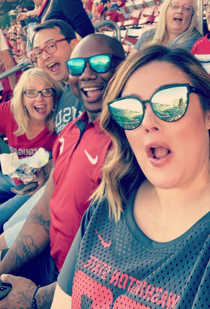 The first of many #WSUCOUG games with my crew! GO COUGS!!!