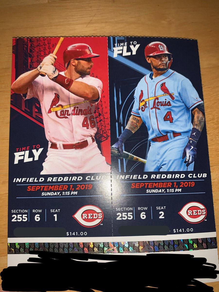 STLSprtsCntrl's tweet photo. 🚨 GIVEAWAY!🚨

I have two extra tickets to the Cardinals game in the Redbird Club tomorrow!

To enter:

1. Retweet this tweet
2. Follow me

That’s it! Winner announced tomorrow morning, good luck! #STLCards https://t.co/sZPdQVmtOQ