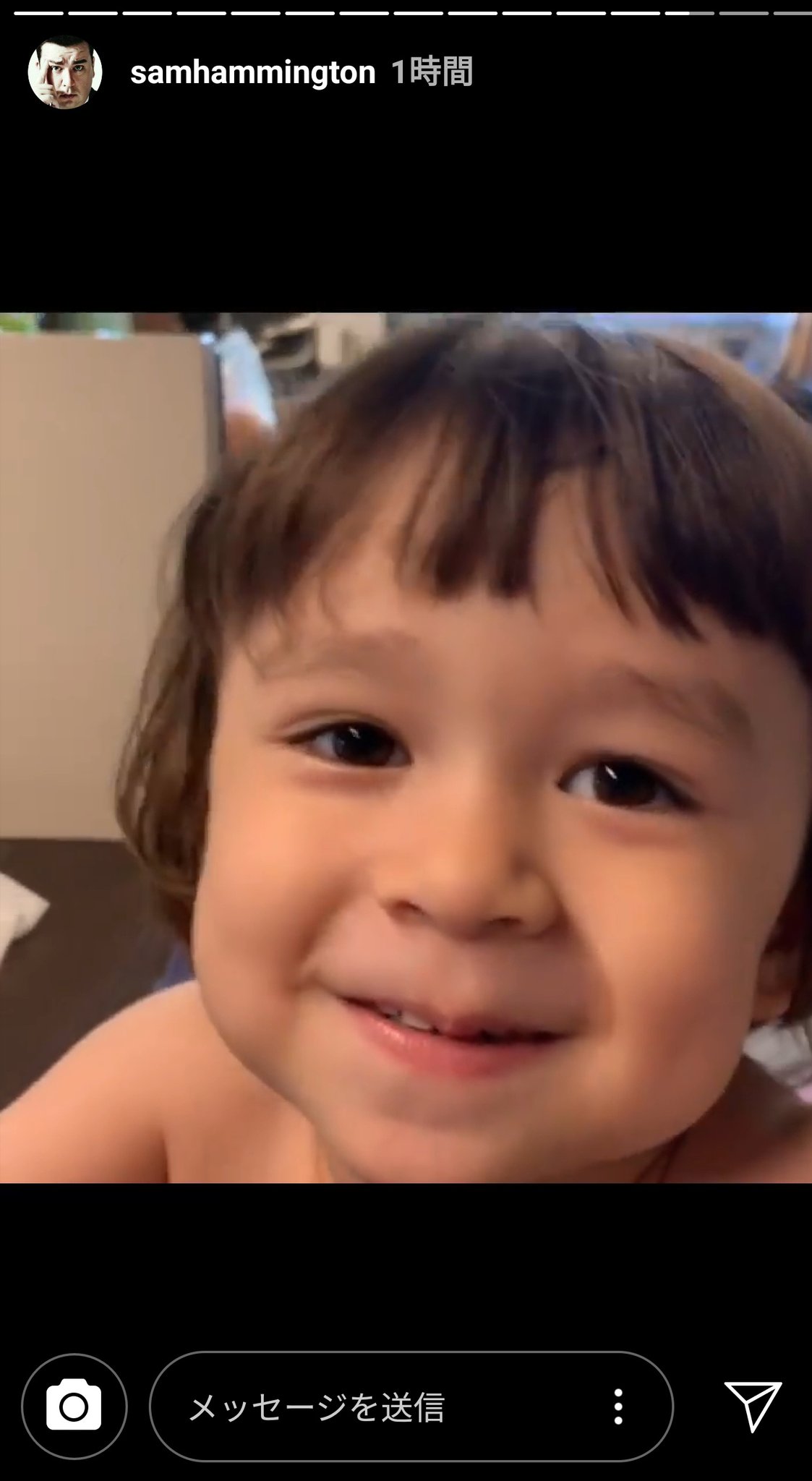 Jamふみこ やばーーーい 絶対世界一可愛い子供だろ ウィリアム大きくなったな Iloveyou Daddy っていってるぅぅぅ しばらくスーパーマンが帰ってきた見てないからな サムハミントン ウィリアム Samhammington 샘해밍턴 T Co