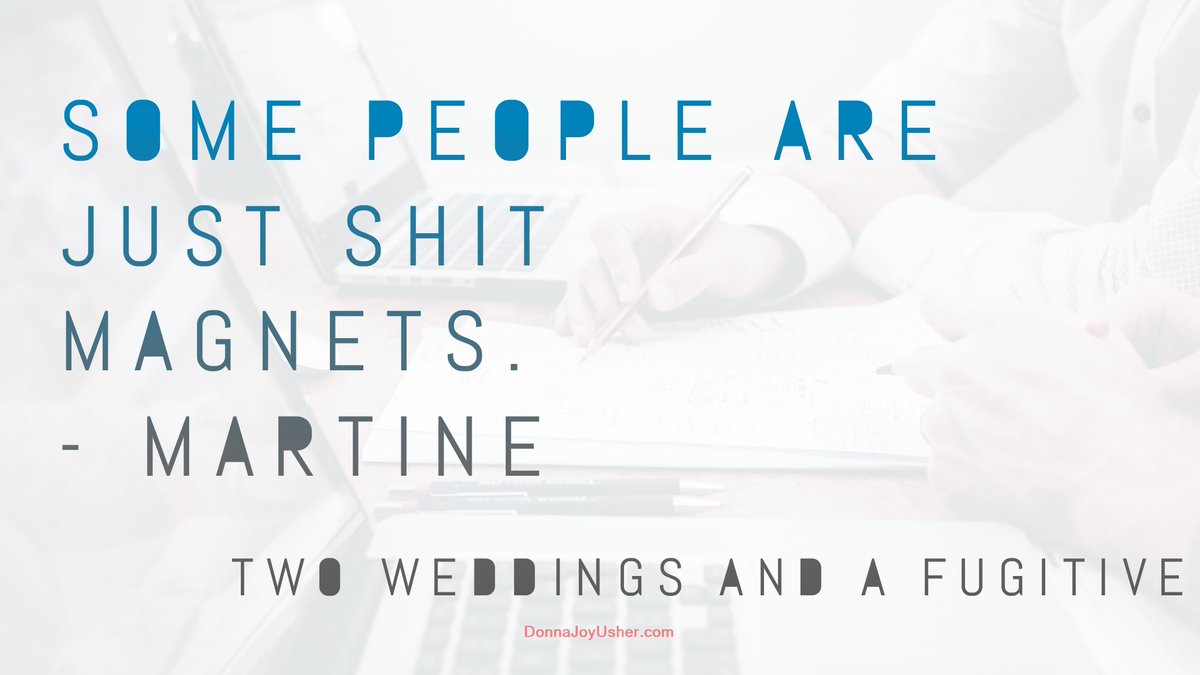 I get a kick out of knowing that somebody is reading my work. Get Book one in the series here - donnajoyusher.com/twitter-welcom… #amwriting