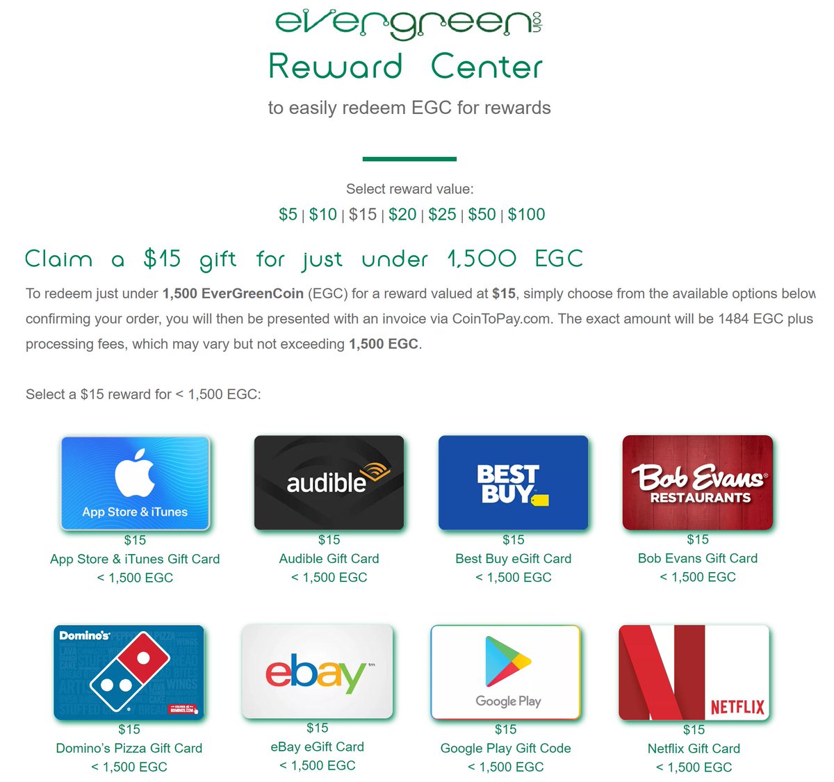 Evergreencoin Egc On Twitter The Evergreencoin Egc Reward Center Is Open For Us Community Members Other Countries Asap Now Egc Receivers From Poe Proofofenvironment Or Else Wise Can Easily Redeem For Gift