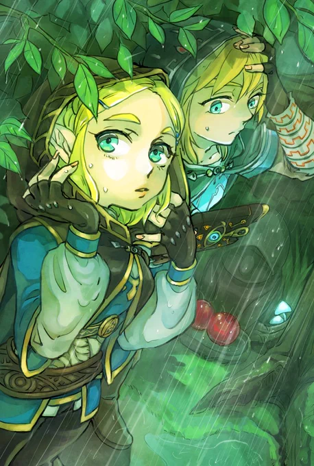 ブレワイ二人旅?
ボブ姫やっと描けたんだけど、フード被せてて分かりにくいやつ… 