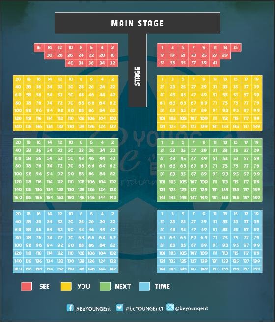 BeYOUNGEnt1's tweet photo. Seat map.
#คนของแปลน
#MeanPhiravich 
#2wish
#2wish1stfanmeetinginvietnam https://t.co/NNq3SjcoH3