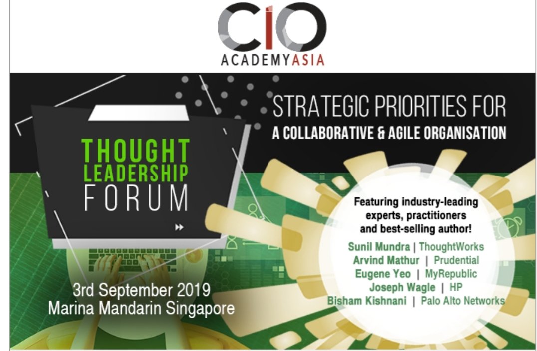 RamakrishnaPuru's tweet photo. Looking forward to this Agility Thought Leadership Forum next week. A good lineup of tech experts and practitioners will be part of this exciting programme! https://t.co/deFQd7DHAA