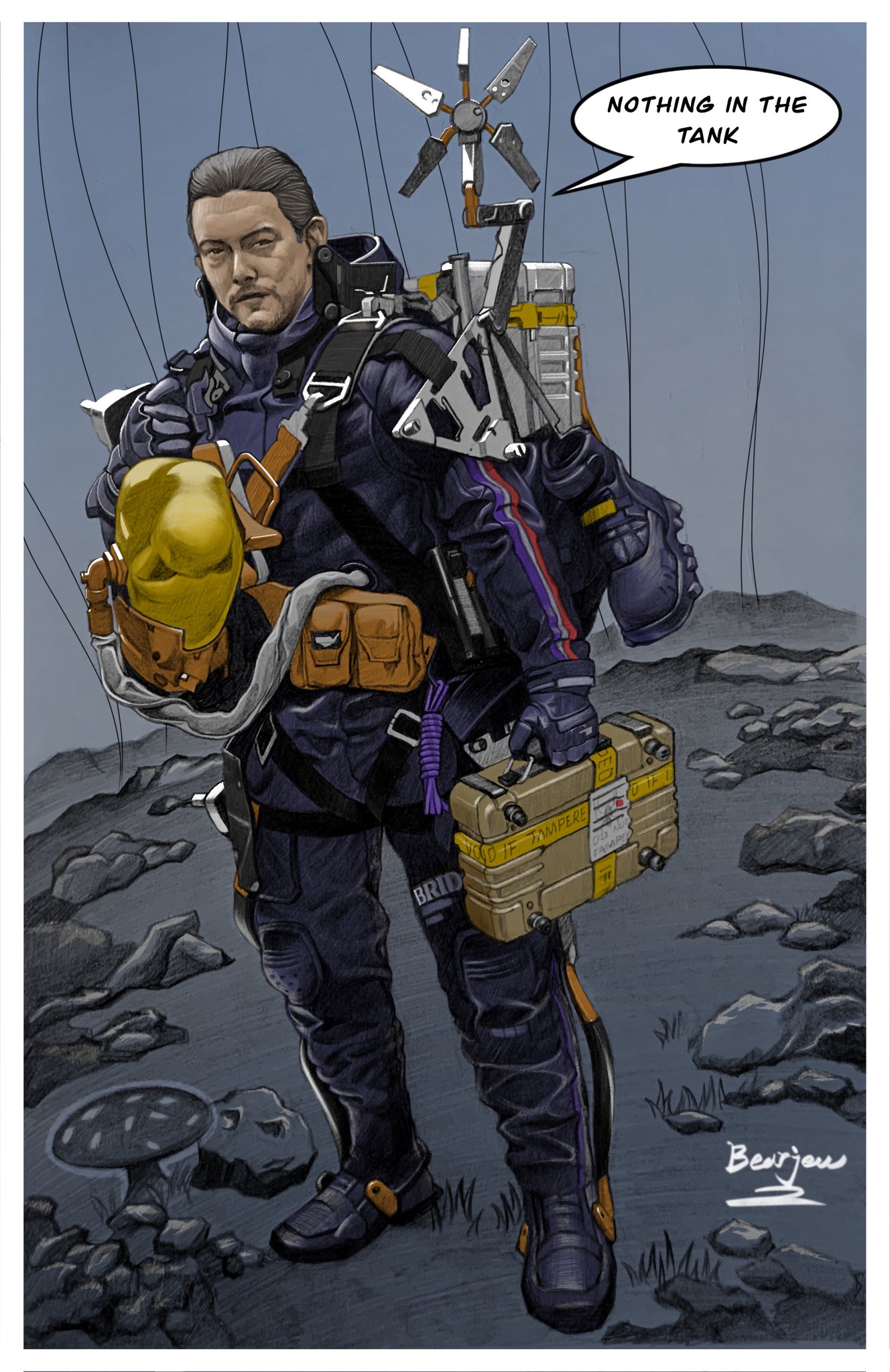 I want to play as Lou in Death Stranding 2 (art by bearjew 416) : r/ DeathStranding