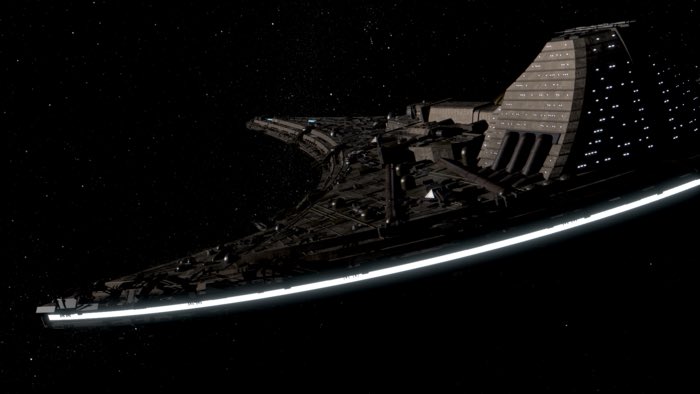 Destiny spaceship from Star Gate Universe