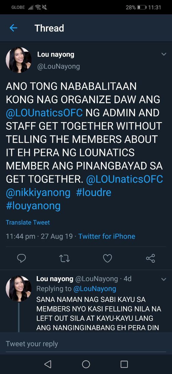 heygetoffanon's tweet photo. Lakas ata talaga ng influence ng @LOUnaticsOFC lagi na lang kami nagagawan ng maling kwento. Lagi na lang kami and bad guys. 😂 #shamelessplug bec walang dapat ikahiya kasi maling kwento!!!! https://t.co/OZ87joc2qs