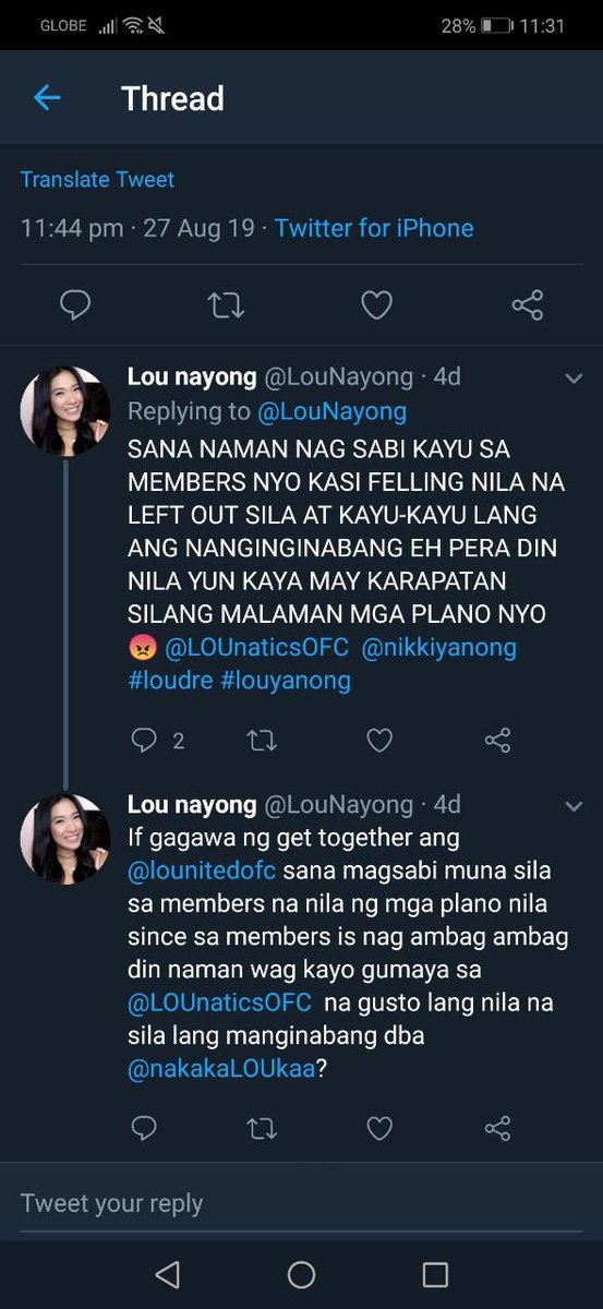 heygetoffanon's tweet photo. Lakas ata talaga ng influence ng @LOUnaticsOFC lagi na lang kami nagagawan ng maling kwento. Lagi na lang kami and bad guys. 😂 #shamelessplug bec walang dapat ikahiya kasi maling kwento!!!! https://t.co/OZ87joc2qs