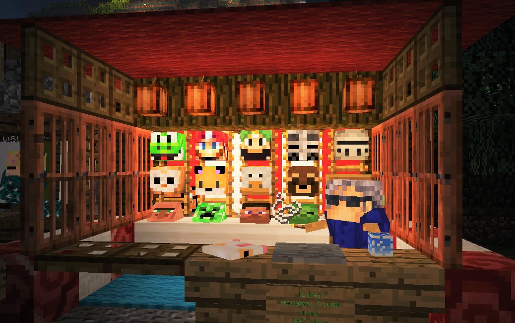 朱サバ 屋台建築大会19 マインクラフト Togetter