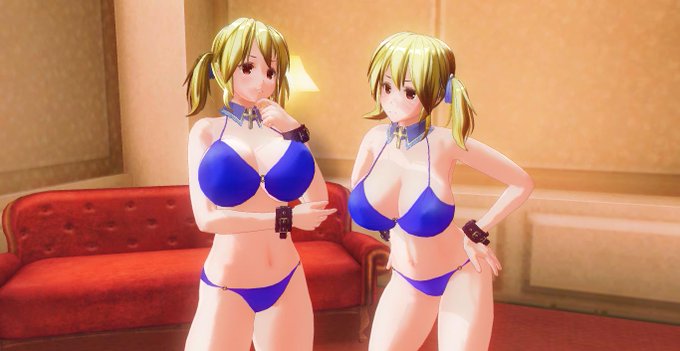 フェアリーテイルのルーシィ同士のバトル。やっぱパーツが足りない。
#レズバトル #同一CP #同キャラ 