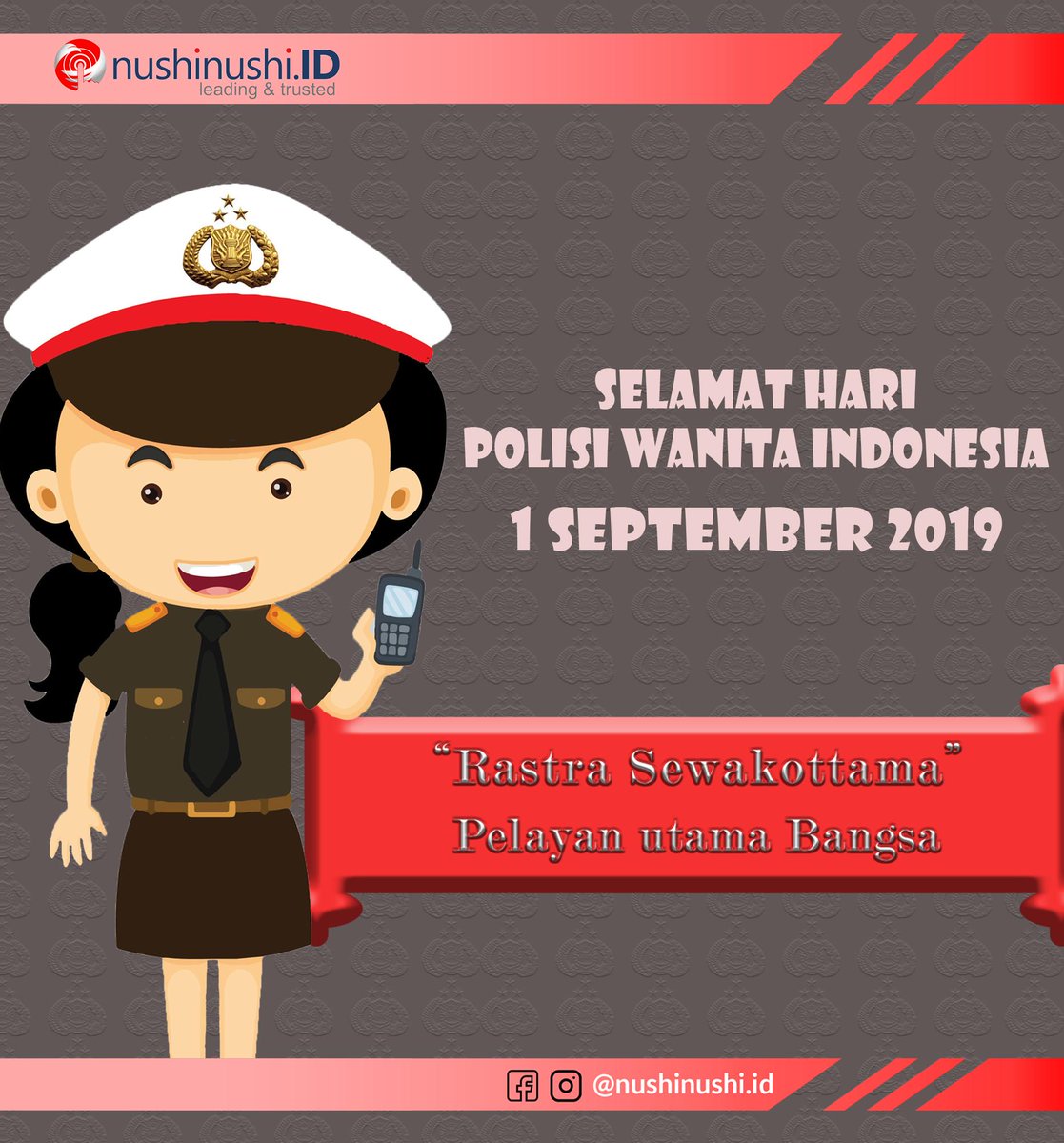 NushinushiID On Twitter Selamat Hari Polisi Wanita Indonesia Semangat Untuk Polwan Di Seluruh Indonesia Untuk Menjaga Keamanan Dan Keteriban Masyarakat Polwan Polwanindonesia Polri Nushinushi Https Tco VdXFDFRYEX