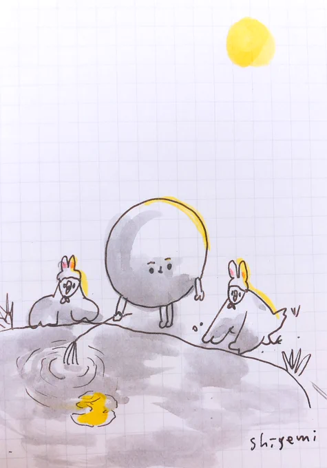 家出した月

鳥「月の君がここにいるのに
何で空にも君がいるの?」

月「あれは母船だからね」 