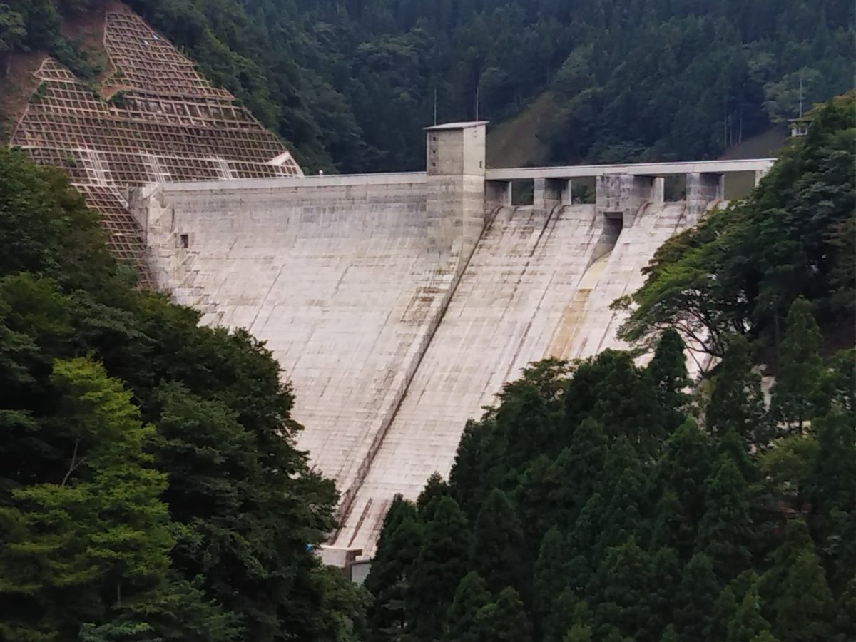 ピンクのうさぎ 今日の河内川ダム