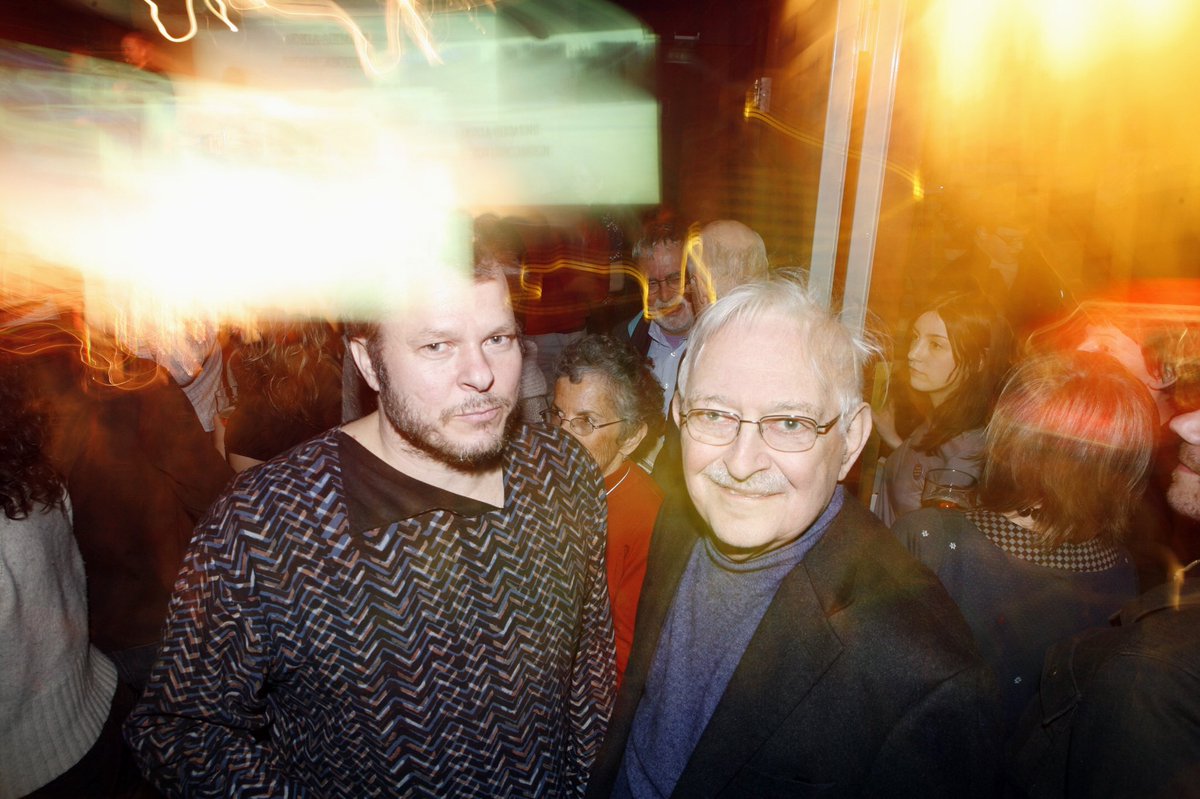 TeivoTeivainen's tweet photo. Immanuel Wallerstein (1930-2019) in Helsinki in 2008 during a #WorldPoliticalRockNight. A band was playing rock tunes with lyrics from Immanuelβs texts. Friends debated the World Revolution of 1968 with him. @iwallerstein #wallerstein #immanuelwallerstein #worldsystems https://t.co/gjfwy7sc12