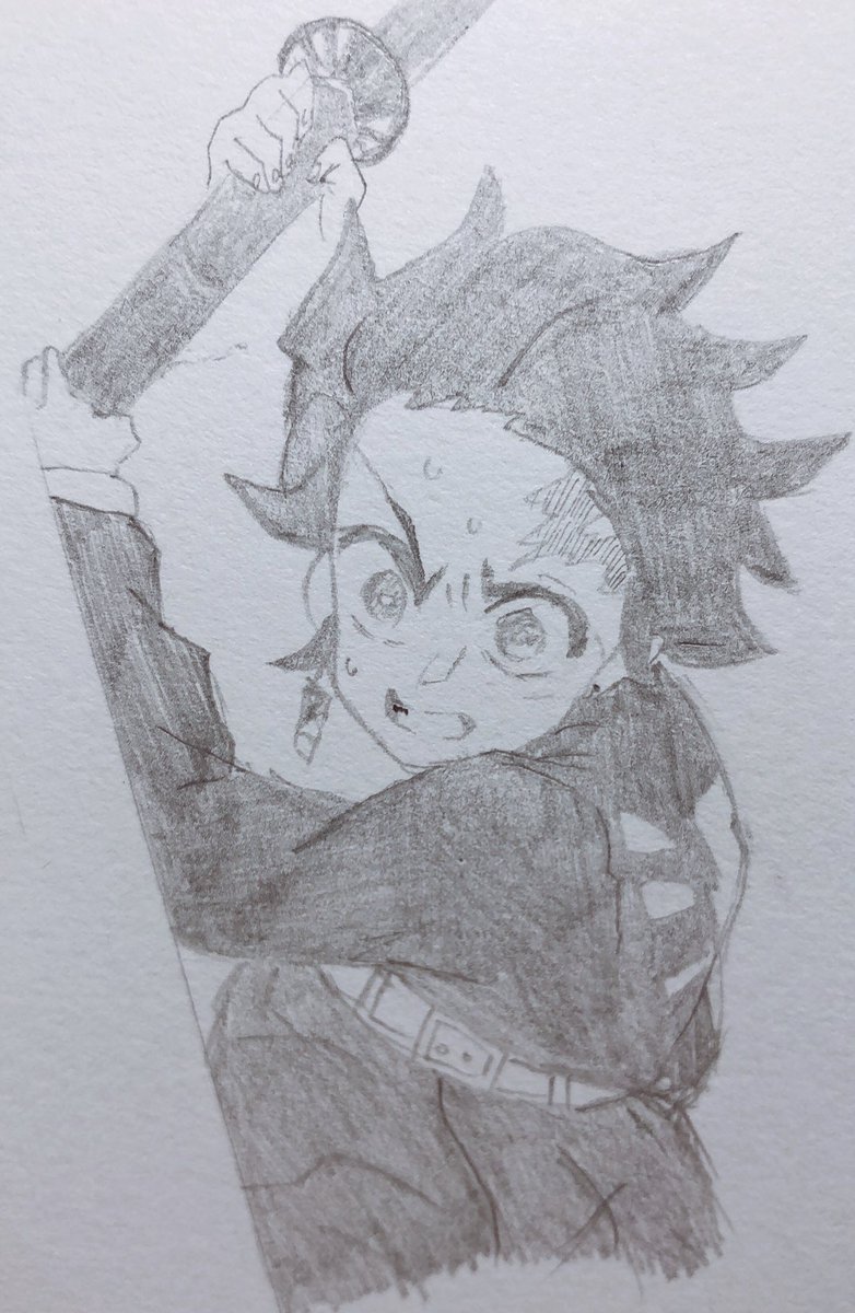 ?
#模写 #鬼滅の刃 #炭治郎 