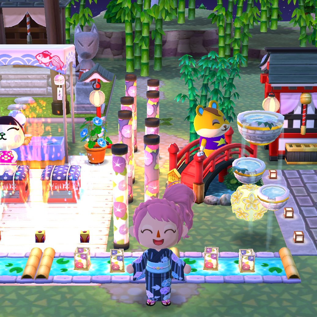 yoshicrossings's tweet photo. Summer festivals are my favorite! #AnimalCrossing #acpcsummer https://t.co/R5zRkKkCVf