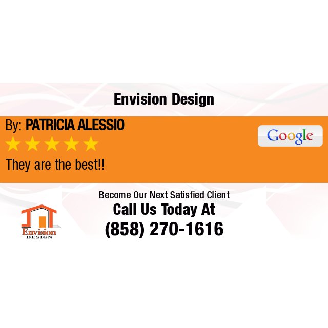 EnvisionSD's tweet photo. 5 Star: PATRICIA A. "They are the best!!" https://t.co/L11IDf9Q5y https://t.co/pyytI8mDDr