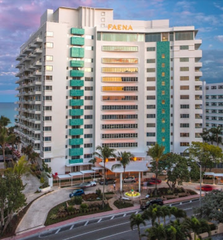 denajag's tweet photo. The Luxury Hotel Faena in Miami Beach hosted the @RollingStones during their very short stay for the #Finale #NoFilterTour 2019
#GoodbyeRubyTuesday @MickJagger @officialKeef @ronniewood #CharlieWatts
#HurricaneDorian
#CrossfireHurricane https://t.co/YBWmmyEaY0
