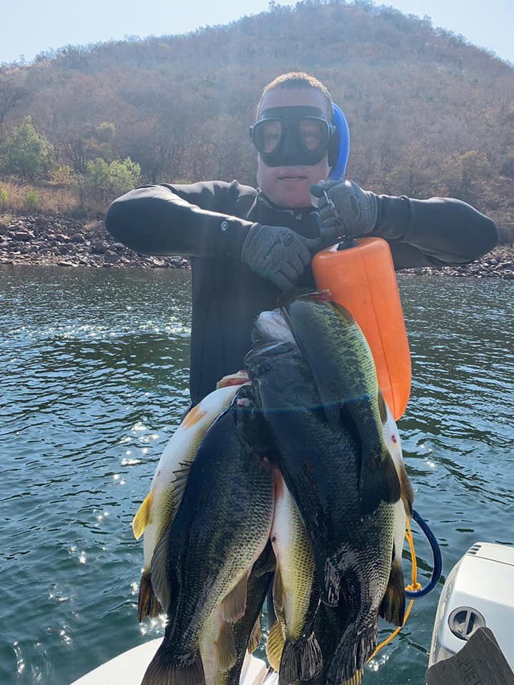 SeanLilley1's tweet photo. @Loskopdam @ForeverResortSA do you know about this? Spawning bass allegedly shot on their nests by this man. @carteblanchetv #withoutapermit who is this man?? @SAPoliceService https://t.co/3R4vQhIalQ
