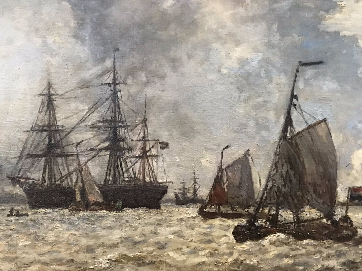 De haven bij Antwerpen (detail), 1867
In de #tentoonstelling ‘Jongkind onderweg’, #Museum #Vlaardingen
<a href="/museumVL/">Museum Vlaardingen</a> #art #kunst