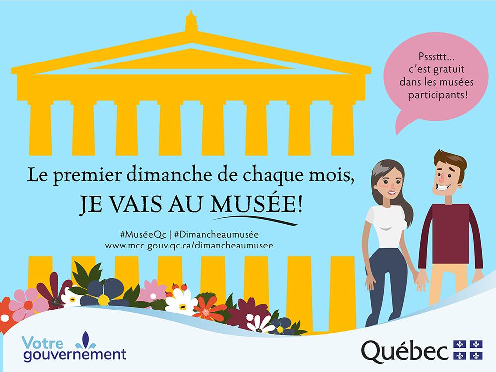 C'est dimanche!! ☀️
Profitez-en pour visiter un musée gratuitement aujourd'hui! :)

Utilisez les mots-clics #Dimancheaumusée et #MuséesQc pour partager vos découvertes!

Consultez la liste des musées participants : bit.ly/dimancheaumusee

bit.ly/31fAKKa