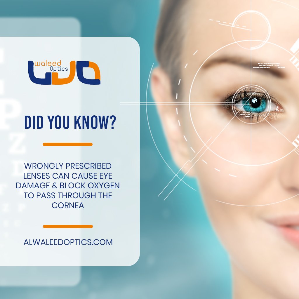 ALWALEEDOPTICS's tweet photo. Did you know?
Wrongly Prescribed lenses can cause eye damage and block oxygen to pass through the cornea.
#Contactlenses #lenses #eye #eyes #vision #alwaleedoptics #instaeye #dubai #uae #sharjah #abudhabi #mydubai #alain #fujairah #rasalkhaima #disposablelenses https://t.co/44uBlCFfvZ