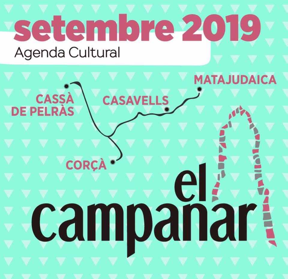 agendacampanar's tweet photo. Benvingut setembre!!!
Ben aviat El Campanar d’aquest mes!!!
_
#AgendaElCampanar #VisitCorçà #Corçà #Casavells #Matajudaica #CassàDePelràs #Planils #Empordà #BaixEmpordà #VisitEmpordanet #CostaBrava #Turisme #activitats #cultura #ElCampanar #SortirAmbNens #CatalunyaExperience https://t.co/DD9I97CGDs