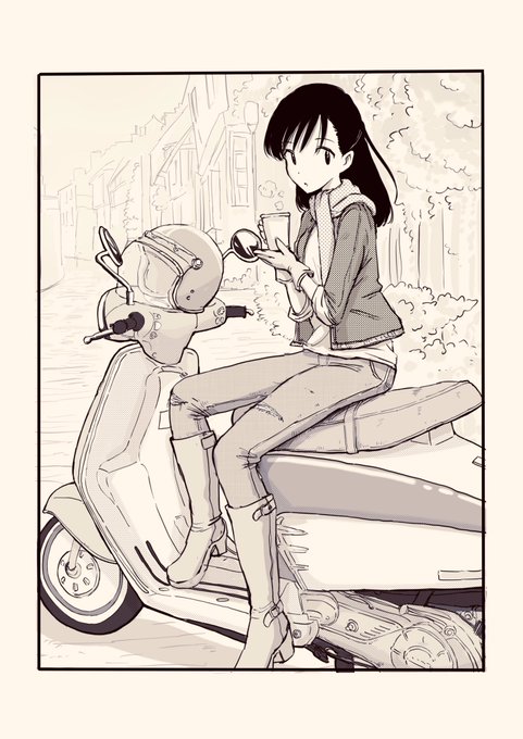 ちょっと休憩🛵 