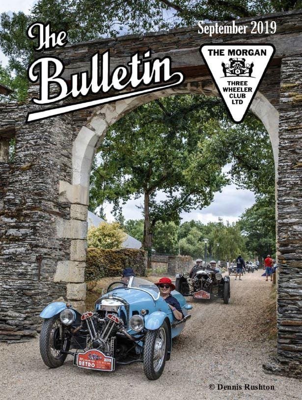 Great to see @morganthreewheeler Bulletin this month, download and view yours online now